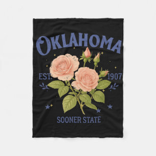 Oklahoma State Reisender Liebhaber Heimreise-Trip- Fleecedecke