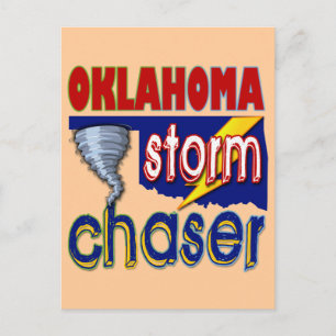 Oklahoma Storm Chaser Postkarte