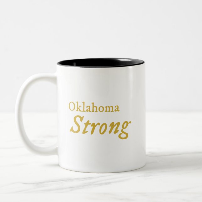 Oklahoma Strong Coffee Tasse (Links)