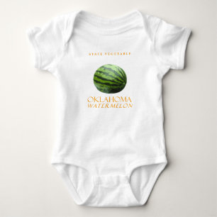 Oklahoma-Territorium Gemüse Die Wassermelone Baby Strampler