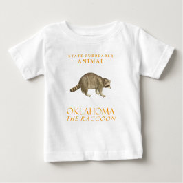Oklahoma Territorium Trägertier Raccoon Baby T-shirt