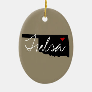 Oklahoma Town Keramikornament