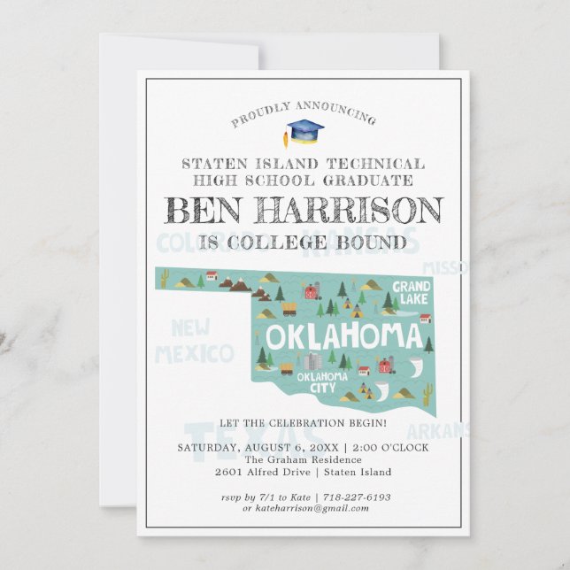 Oklahoma | Uni Bound Graduation Party (Vorderseite)