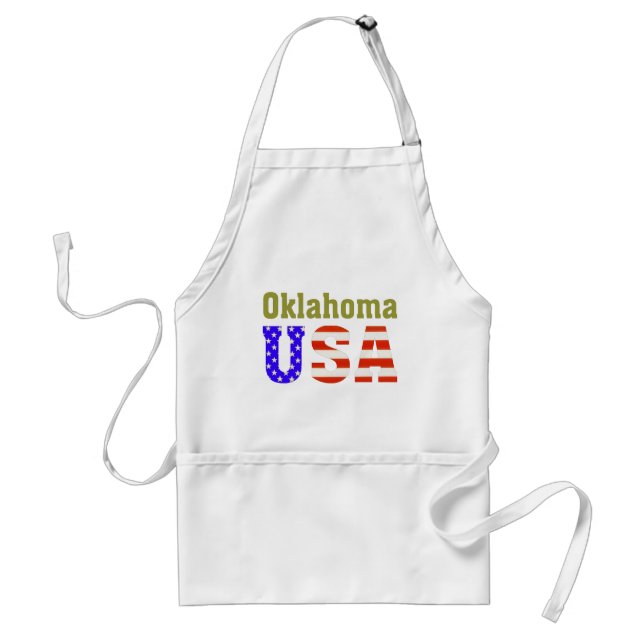 Oklahoma USA! Schürze (Vorne)