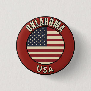 Oklahoma Vereinigte Staaten von Amerika Button