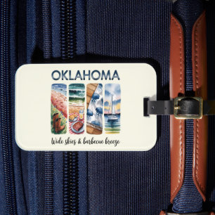 Oklahoma - Wilde Himmel und Barbeque Breeze Gepäckanhänger