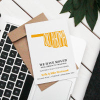 OKLAHOMA Wir haben neue Adresse Neue Zuhause Postk