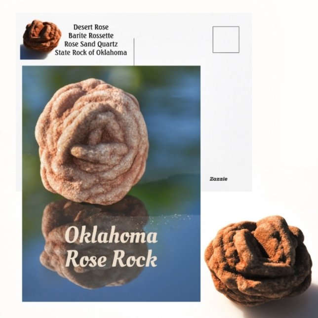 Oklahoma Wüste Rose Rock Staat Rock Fotografie Postkarte (Von Creator hochgeladen)
