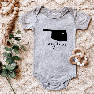 Oklahoma Zuhause Grown Staat T-Shirt Baby Strampler