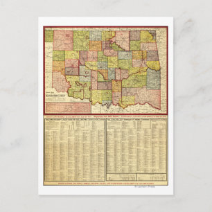 OklahomaPanoramakarte Oklahoma Postkarte