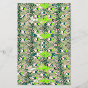 Öko Africa Motif - Nature Inspiriert African Art Briefpapier
