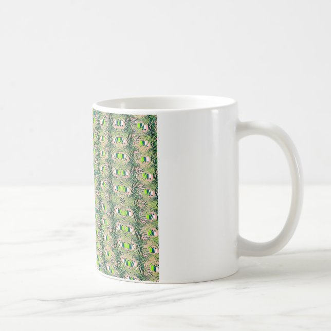 Öko Africa Motif - Nature Inspiriert African Art Kaffeetasse (Rechts)