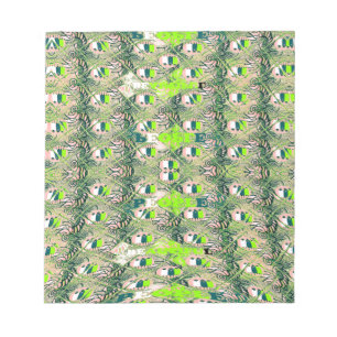 Öko Africa Motif - Nature Inspiriert African Art Notizblock