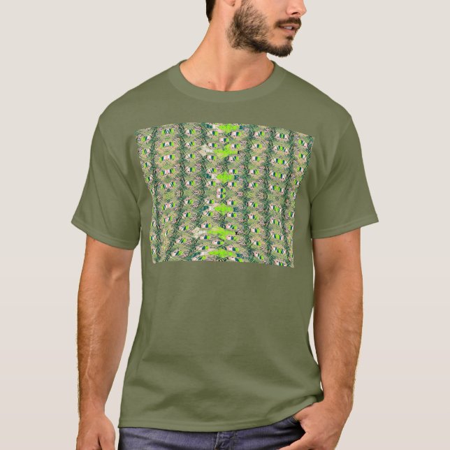 Öko Africa Motif - Nature Inspiriert African Art T-Shirt (Vorderseite)