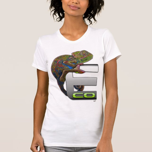 Öko Chameleon T-Shirt (Vorderseite)