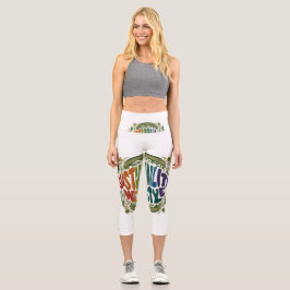Öko-Chic: Nachhaltigkeit mit Stil" Capri Leggings