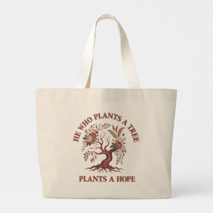 Öko-freundliche Baum-Tag-Jumbo-Tasche Jumbo Stoffbeutel