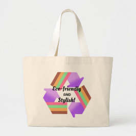 Öko-freundliche, stilvolle Tote Bag Jumbo Stoffbeutel