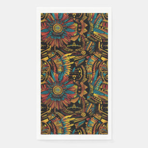 Öko-freundlicher Aquamariner "Aztec Dream" Stoff N Serviette