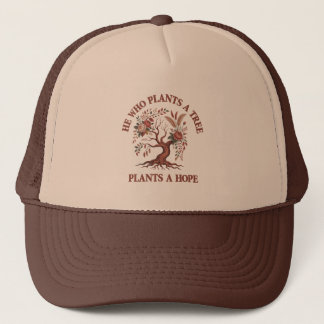 Öko-freundlicher Baumtag Trucker Hut Truckerkappe