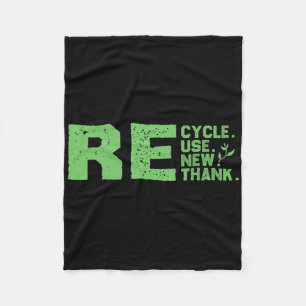Öko-freundlicher Design-Recycle Fleecedecke