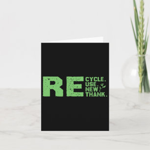 Öko-freundlicher Design-Recycle Karte