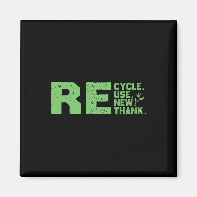 Öko-freundlicher Design-Recycle Magnet (Vorne)