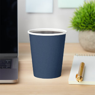 Öko Friendly Blue Textured Paper Cups Pappbecher
