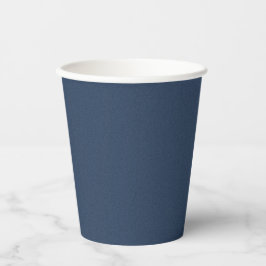Öko Friendly Blue Textured Paper Cups Pappbecher