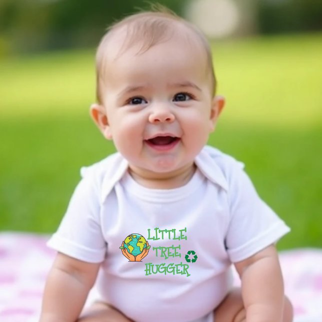 Öko Friendly - Little Tree Hugger Baby Bodysuit Strampler (Von Creator hochgeladen)