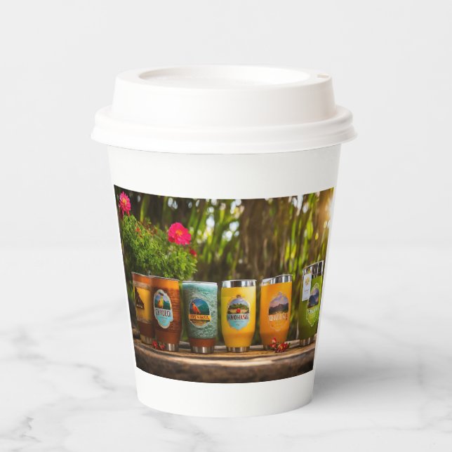 Öko-Friendly Paper Cup Pappbecher (Vorderseite)