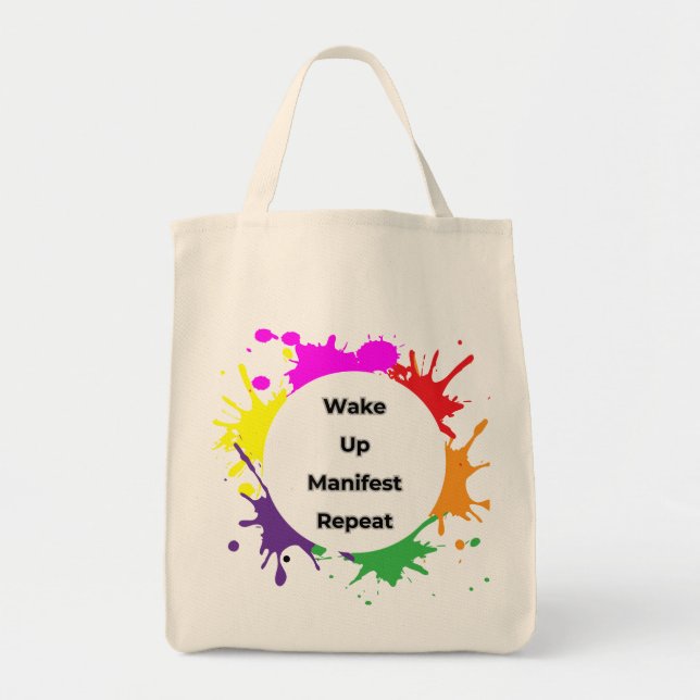 "Öko Friendly Tote Bag for Manifestation Lovers" Tragetasche (Vorne)