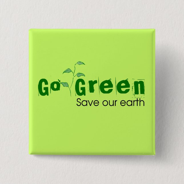 Öko | Go Green Button (Vorderseite)
