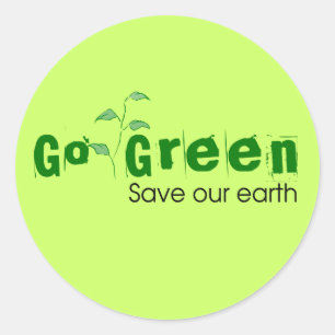 Öko   Go Green Stickers
