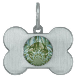 Öko Green Camouflage Kaleidoskop Art Print Design Tiermarke