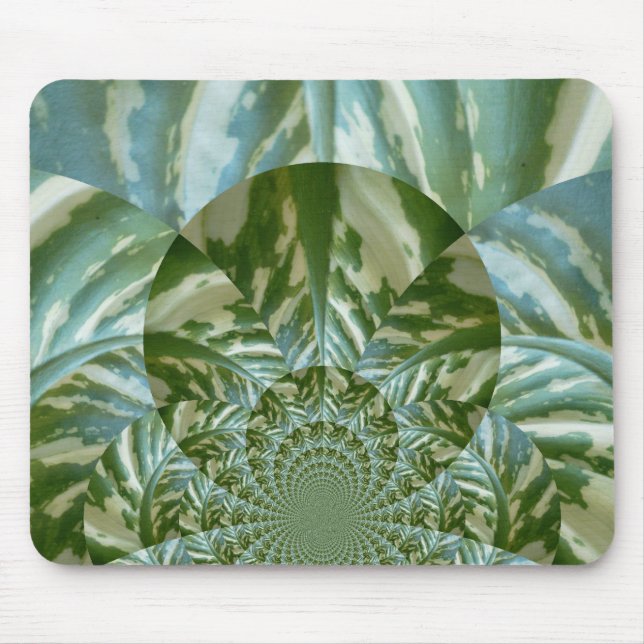 Öko Green Camouflage Mousepad (Vorne)