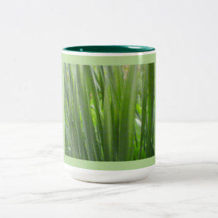 Öko Green Floral Zweifarbige Tasse