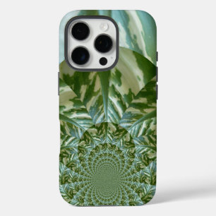 Öko-Grün-Tarnung-Kaleidoskop Nachhaltige Vision iPhone 16 Pro Hülle