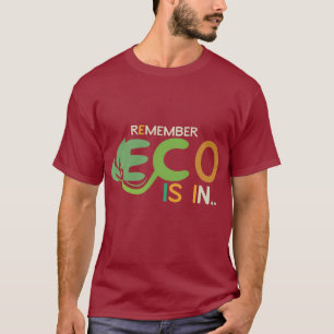 Öko ist in T-Shirt