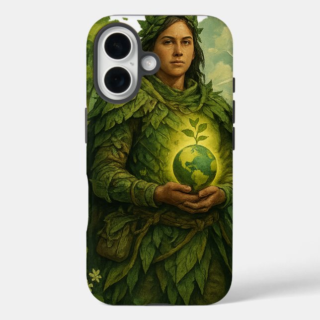 Öko-Krieger  Case-Mate iPhone Hülle (Rückseite)