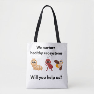Öko Nurture Unsere Welt Weiß mit schwarzen Riemen