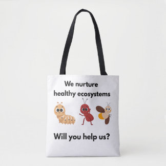 Öko Nurture Unsere Welt Weiß mit schwarzen Riemen