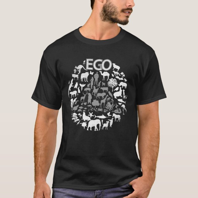 ÖKO oder EGO - WIRTSCHAFTLICH ODER EGOISTISCH T-Shirt (Vorderseite)