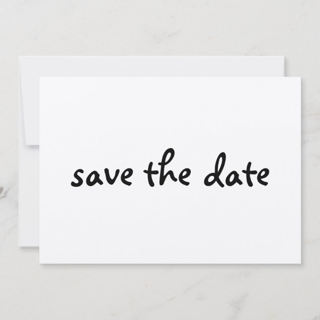 Öko Save the Date (Vorderseite)