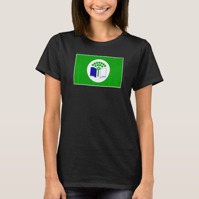 Öko Schools für grüne Flagge - Programmflagge T-Shirt (Vorderseite)