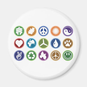 Öko Symbole Magnet