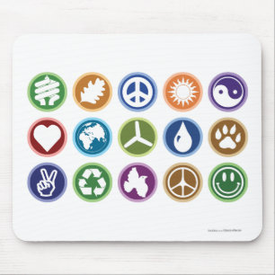 Öko Symbole Mousepad