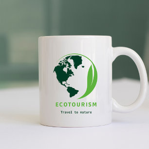 Öko-Tourismus Grüne Reise in die Natur Kaffeetasse