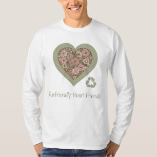 Öko- und herzfreundliche Liebe T-Shirt