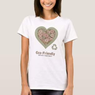 Öko- und herzfreundliche Liebe T-Shirt